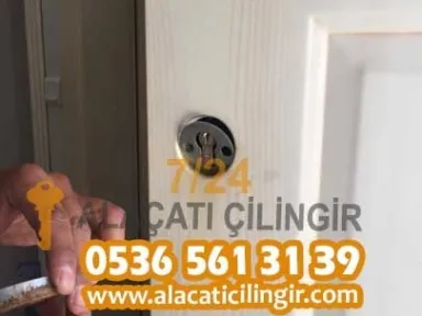 Alacati cilingir çelik kapı acımı barek degisimi
