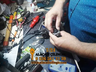 alaçatı çilinigir Tvs marka motor kayıp anahtar yapimi